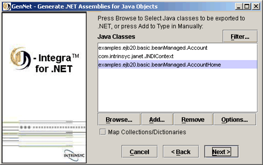 Using GenNet adding Java classes to be exported to .NET