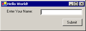VB client window