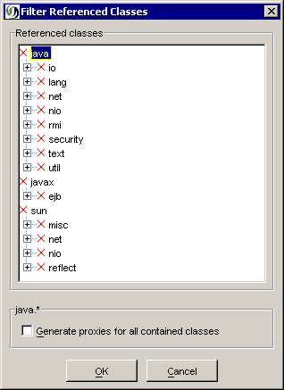 Using GenNet filter referenced Java Classes