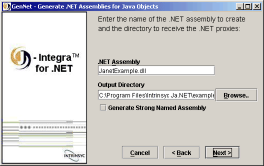 Setting output directory for .NET assembly in GenNET