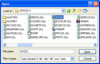 Accessing Excel from Java: Select Excel type library